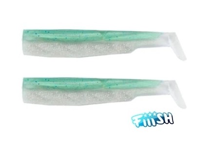 FIIISH BLACK MINNOW 200 TALLA 6 - 2 CUERPOS GREEN GLITTER