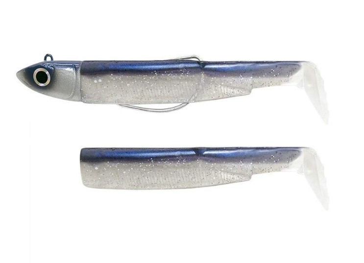 FIIISH BLACK MINNOW COMBO OFF SHORE 70 6g ELECTRIC BLUE + RECH