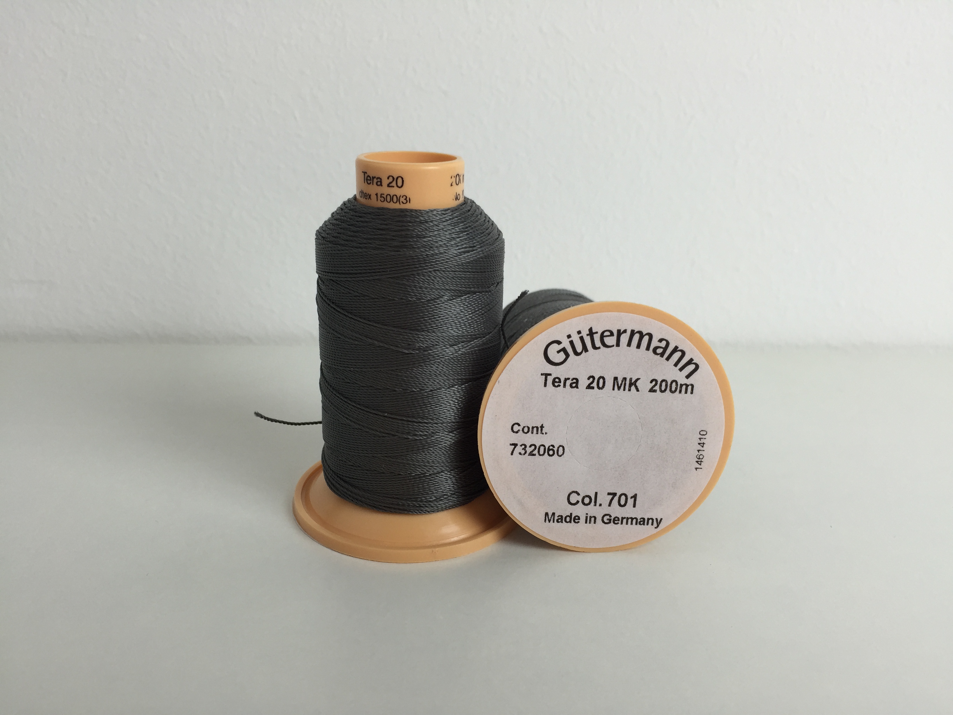 HILO ANILLAR 200 m- TERA 20 MK - COL.701 GRIS OSCURO