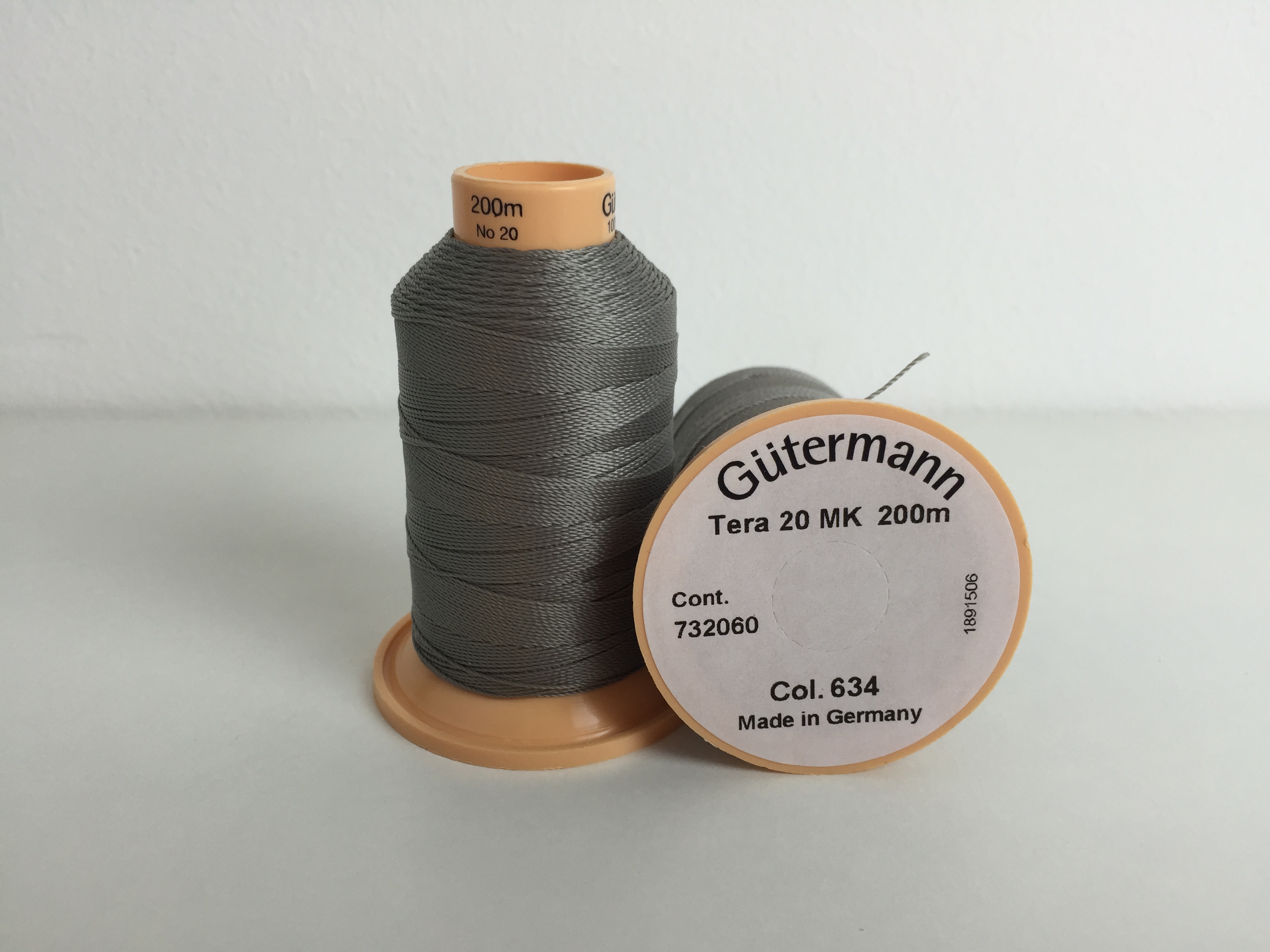 HILO ANILLAR 200 m- TERA 20 MK - COL.634 GRIS