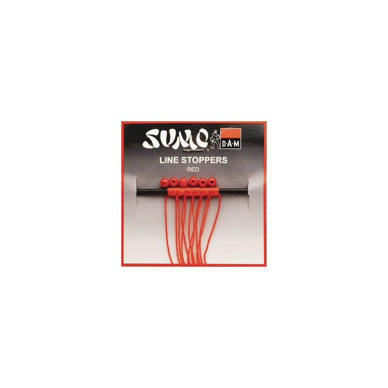 SUMO LINE STOPPER RED 0.4x4mm 6PCS