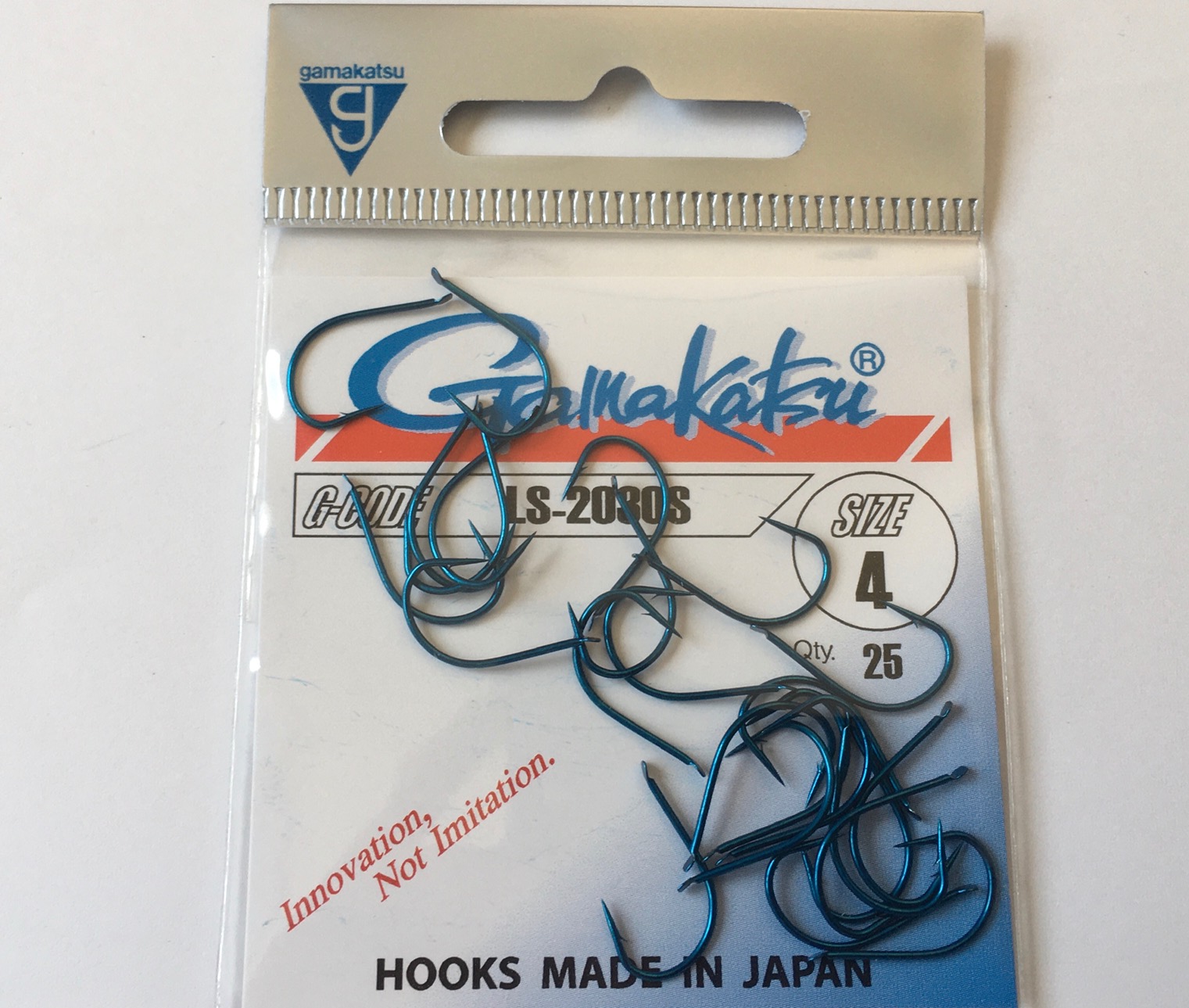 ANZUELO GAMAKATSU LS-2030S HOOKS BLUE Nº4 (25 unidades)