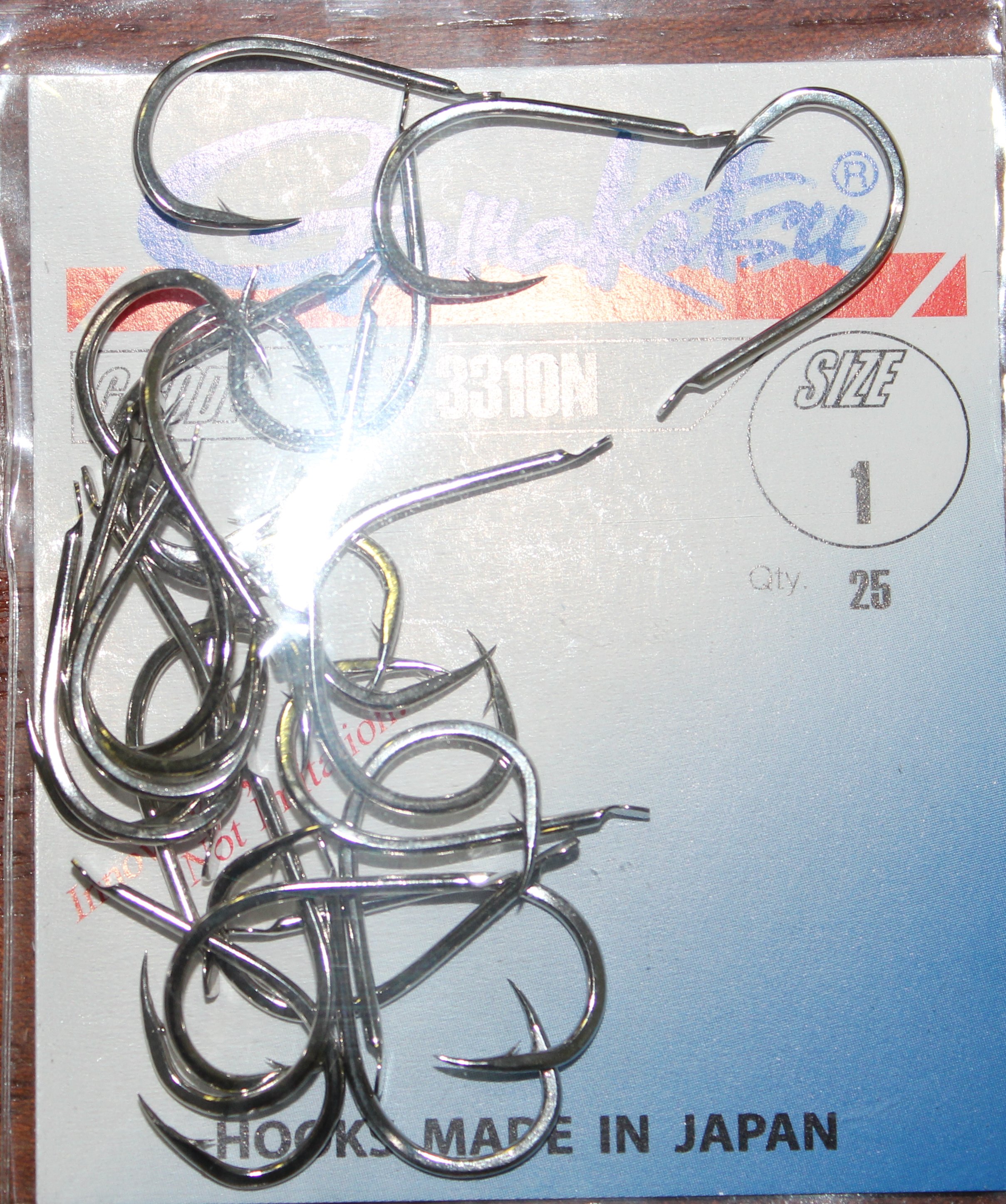 ANZUELO GAMAKATSU 3310N Nº1 (25u)