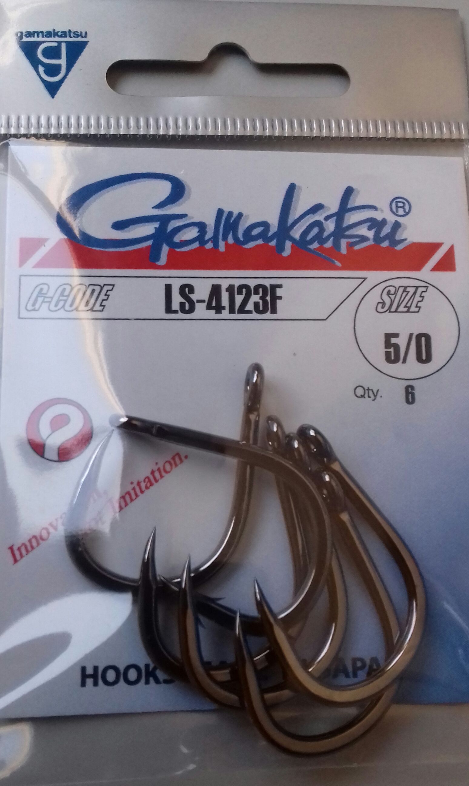 ANZUELO GAMAKATSU 4123F Nº5/0  (6 unidades)