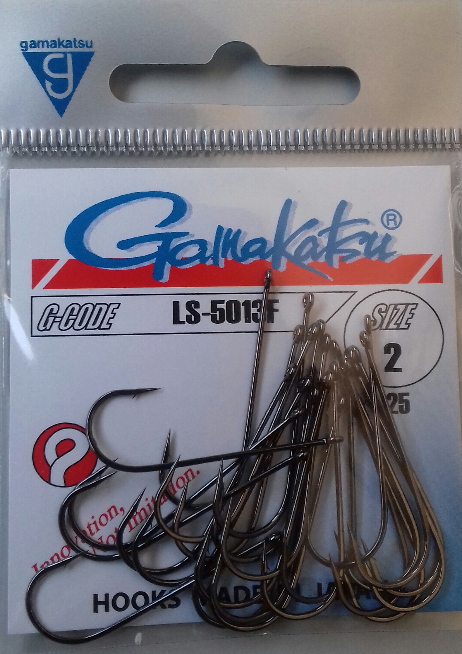 ANZUELO GAMAKATSU 5013F Nº 2 (25 unidades)