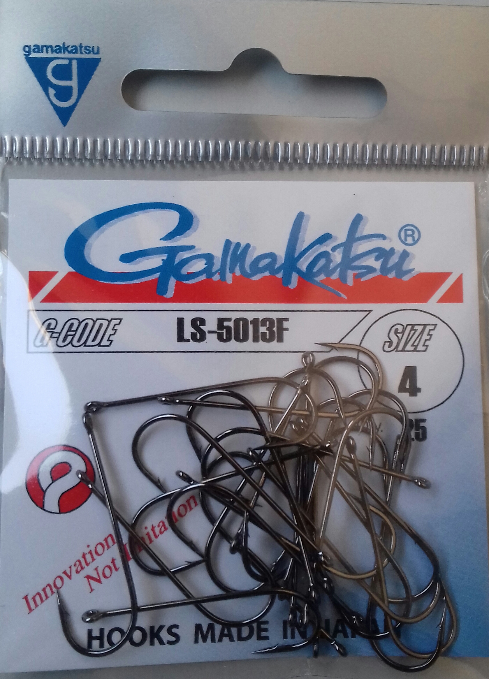 ANZUELO GAMAKATSU 5013F Nº 4 (25 unidades)