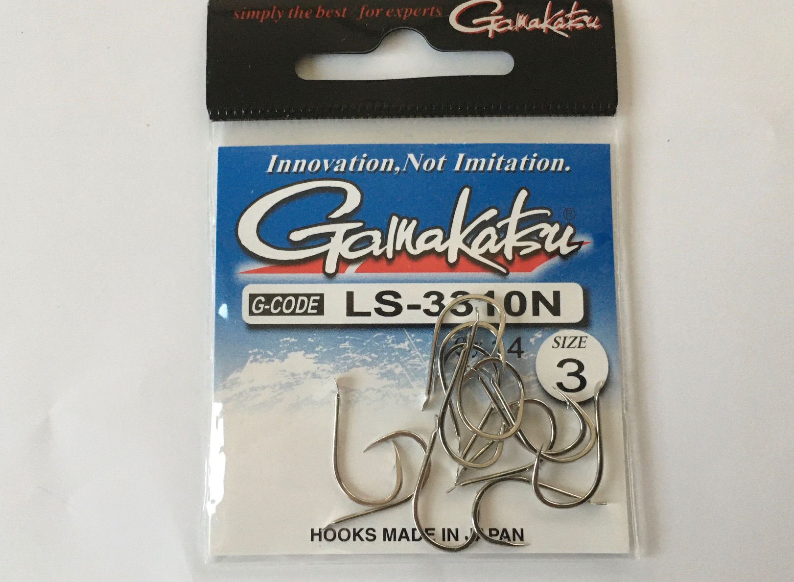 ANZUELO GAMAKATSU LS-3310N HOOKS NICKEL Nº 3 (14 unidades)