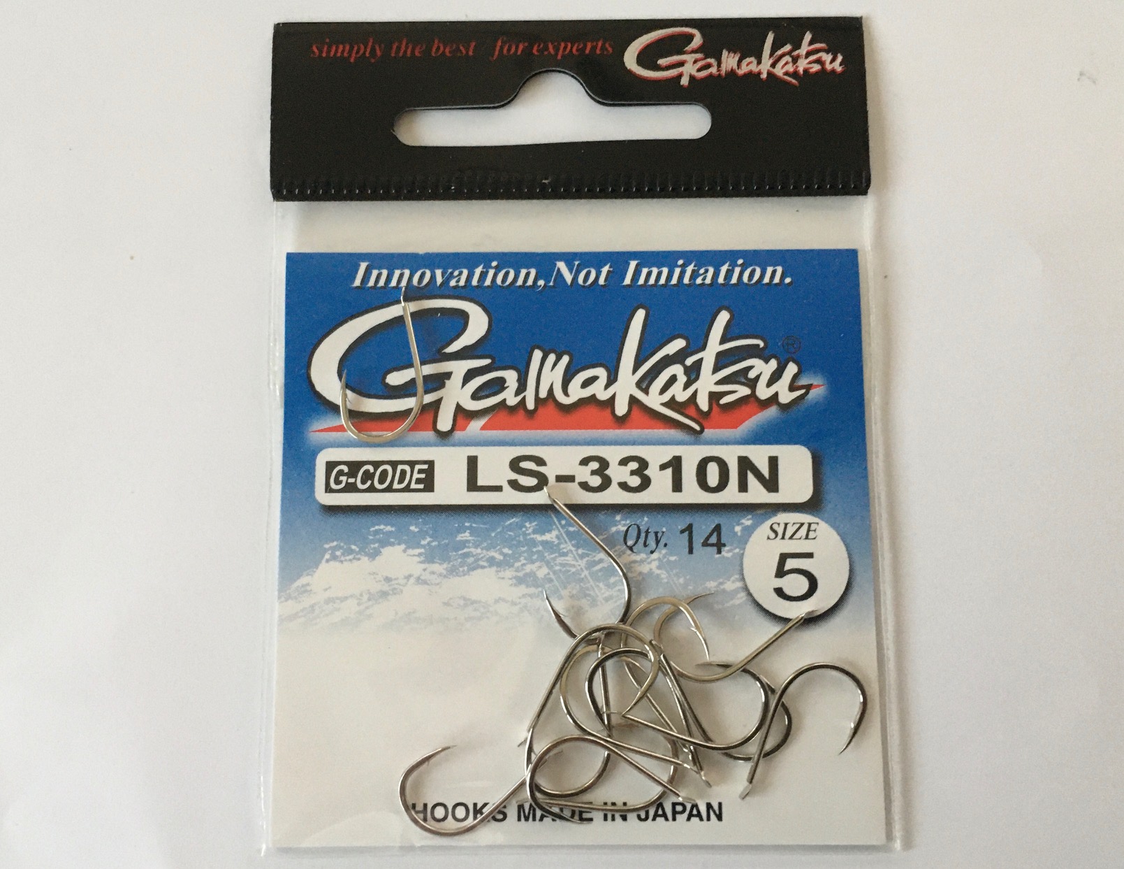 ANZUELO GAMAKATSU LS-3310N HOOKS NICKEL Nº 5 (14 unidades)