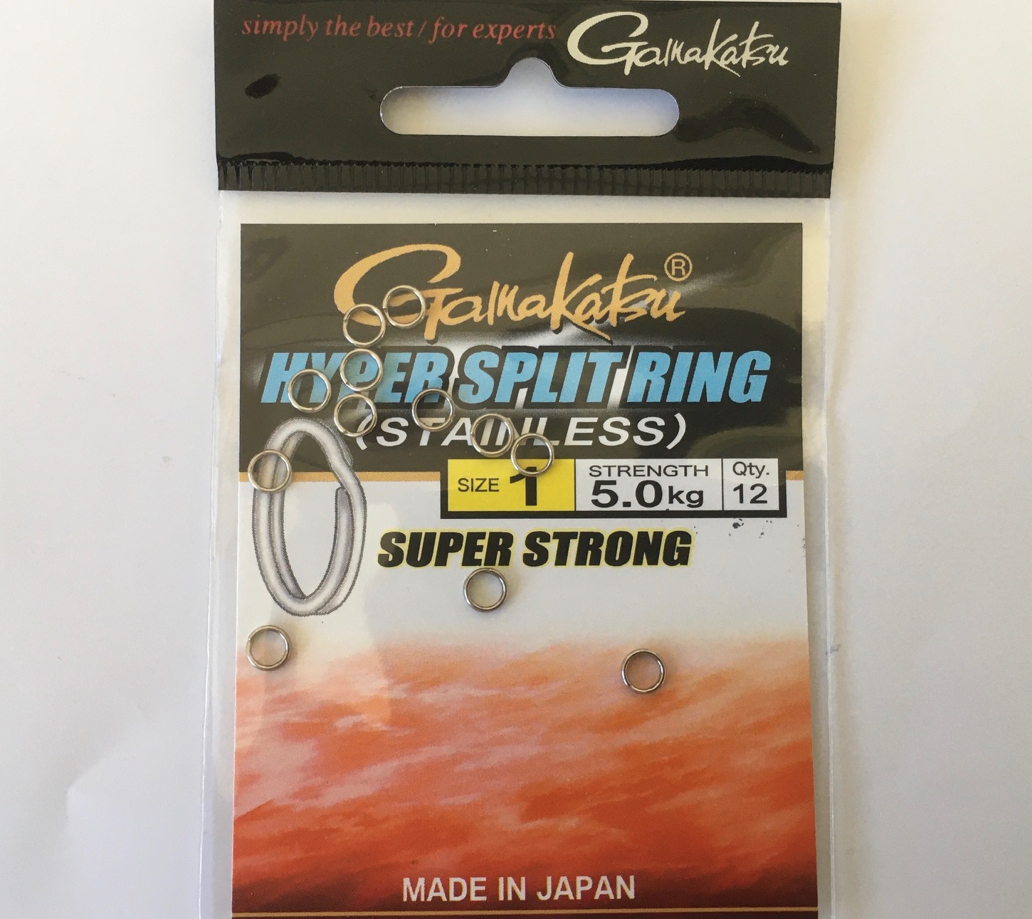 GAMAKATSU HYPER SPLIT RING Nº1 5KG (12 unidades)