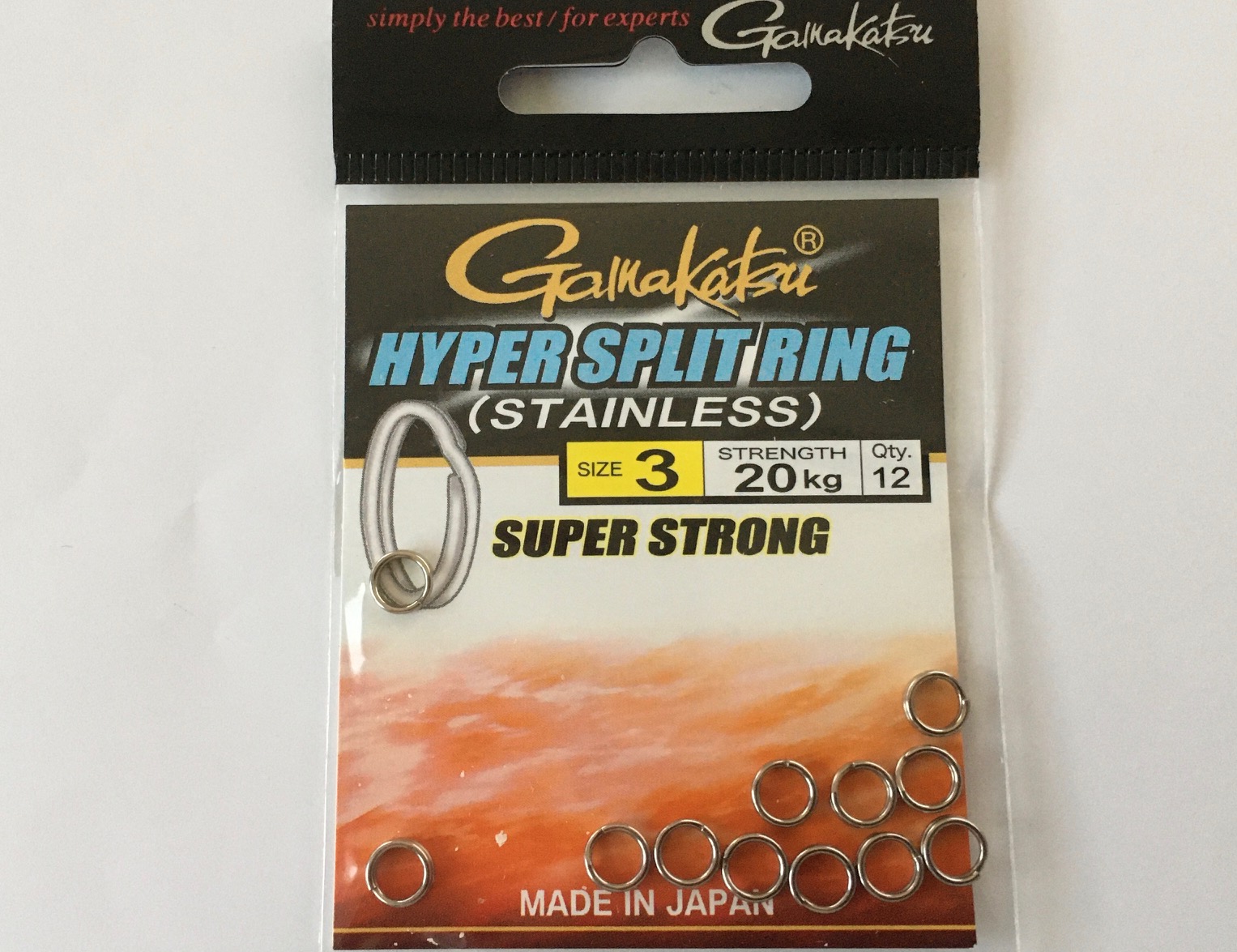 GAMAKATSU HYPER SPLIT RING Nº3 20KG (12 unidades)