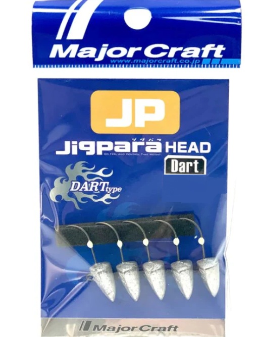 MAJORCRAFT - CABEZAS JIGPARA HEAD BUN DART TYPE 01gr (5 unidades)
