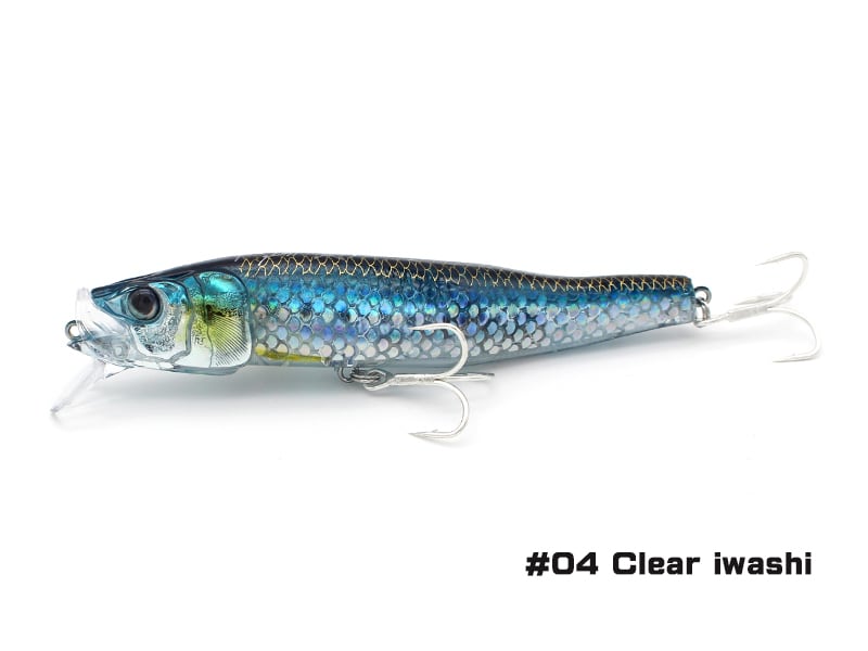 LITTLE JACK FORMA GLOSS 125mm 23gr FLOATING 04 CLEAR IWASHI