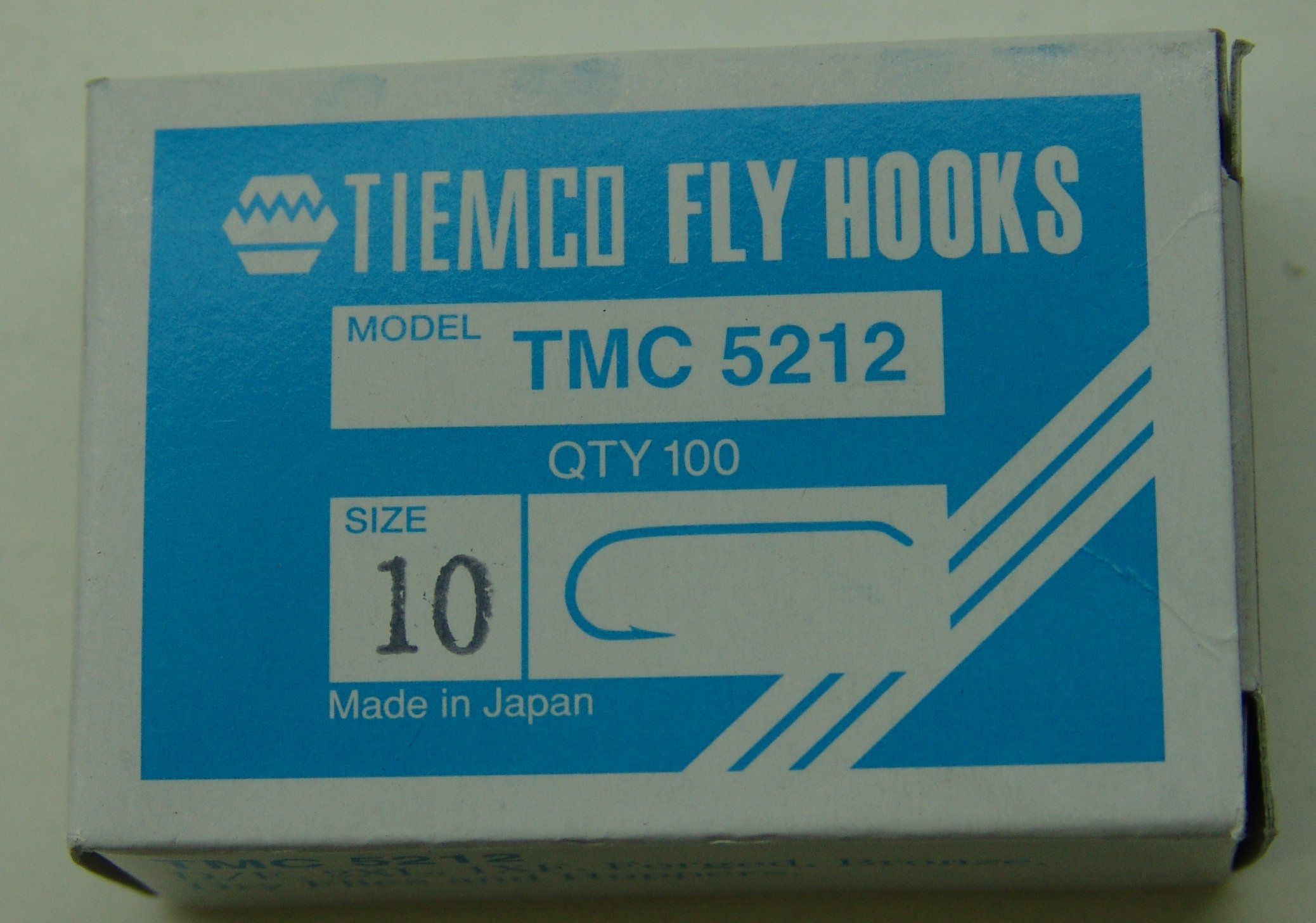 ANZUELO TIEMCO TMC-5212 Nº 10 Caja de 100 uds