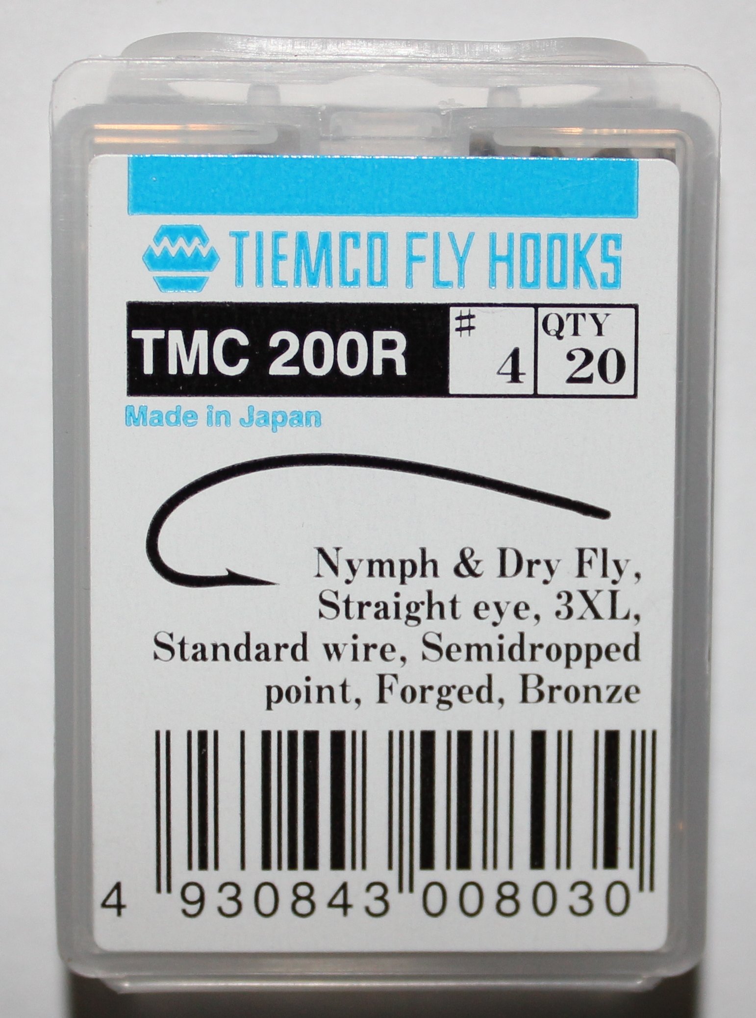 ANZUELO TIEMCO TMC-200R Nº 4 Caja de 20 uds