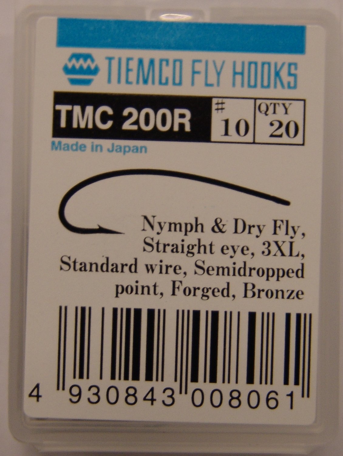 ANZUELO TIEMCO TMC-200R Nº 10 Caja de 20 uds