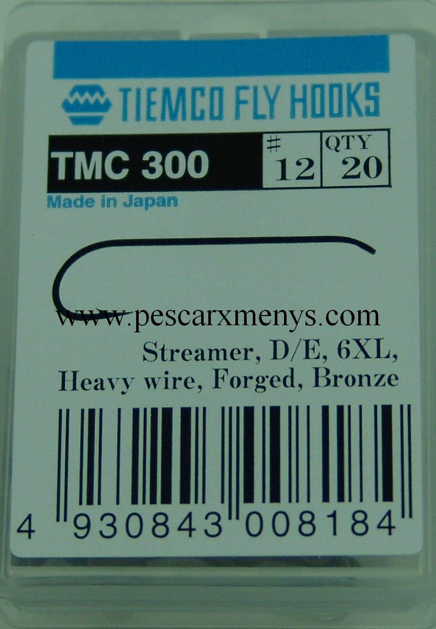 ANZUELO TIEMCO TMC-300 Nº 12 Caja de 20 uds (para streamers)