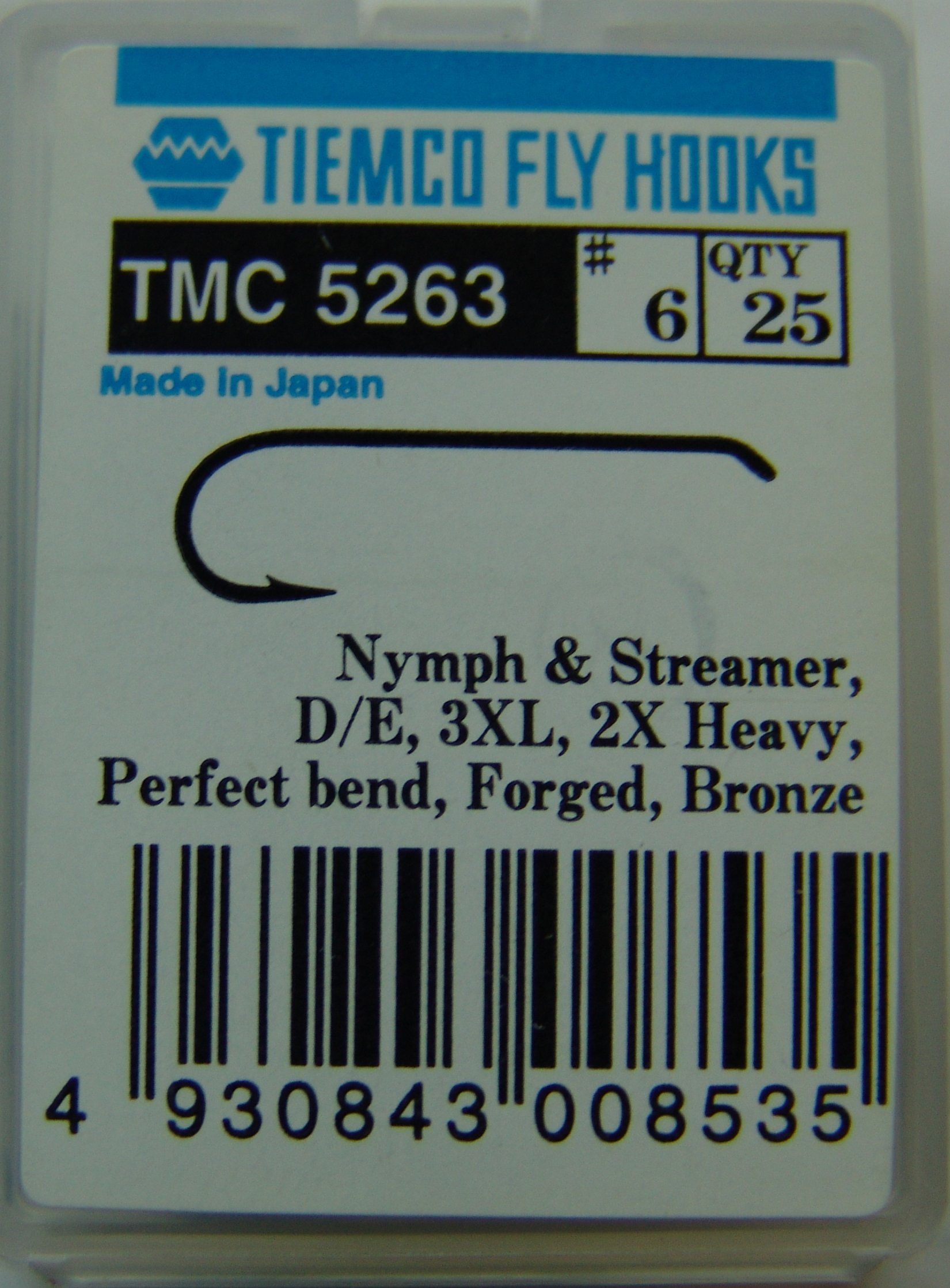 ANZUELO TIEMCO TMC-5263 Nº 06 Caja de 20 uds