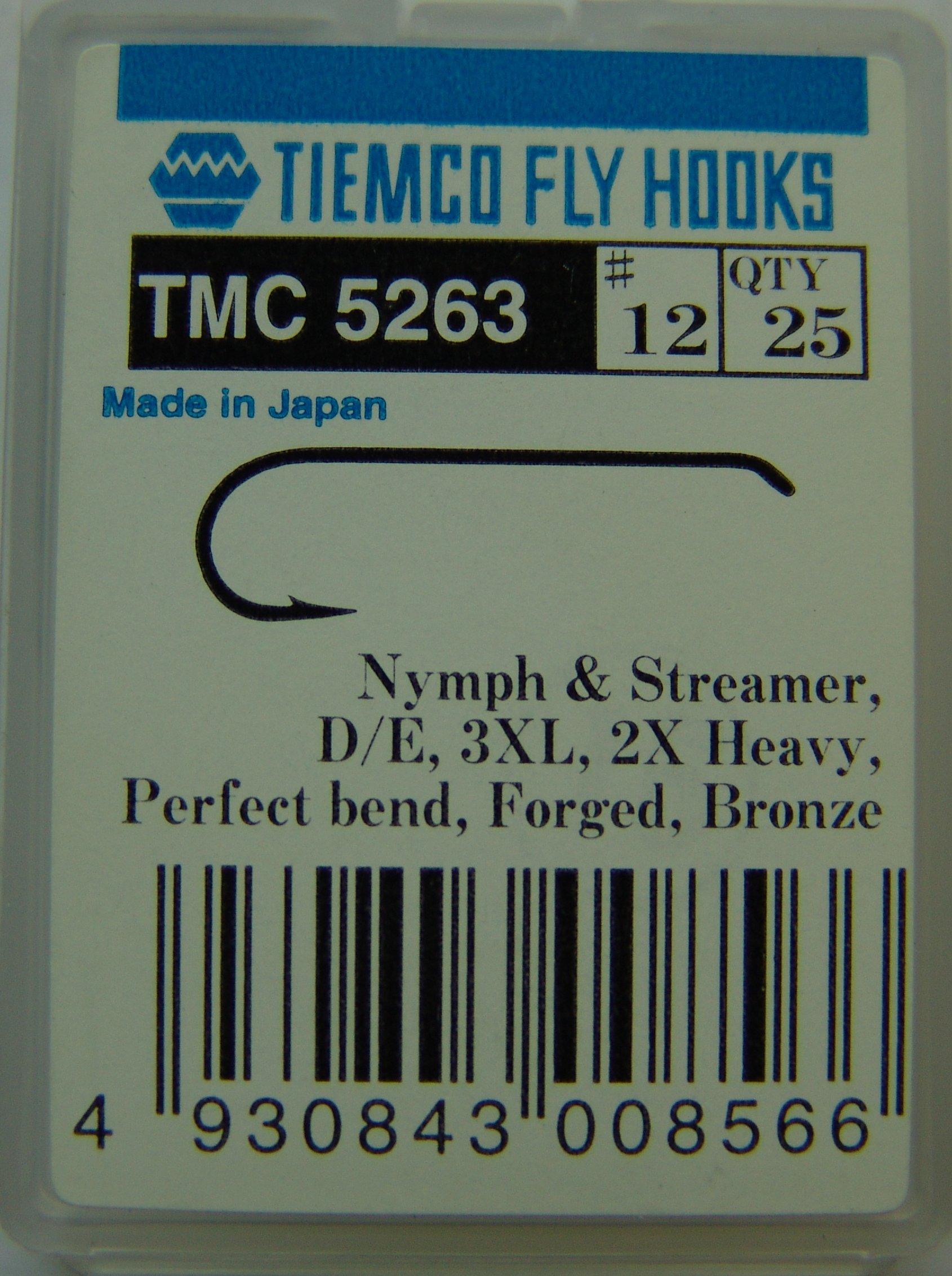 ANZUELO TIEMCO TMC-5263 Nº 12 Caja de 20 uds