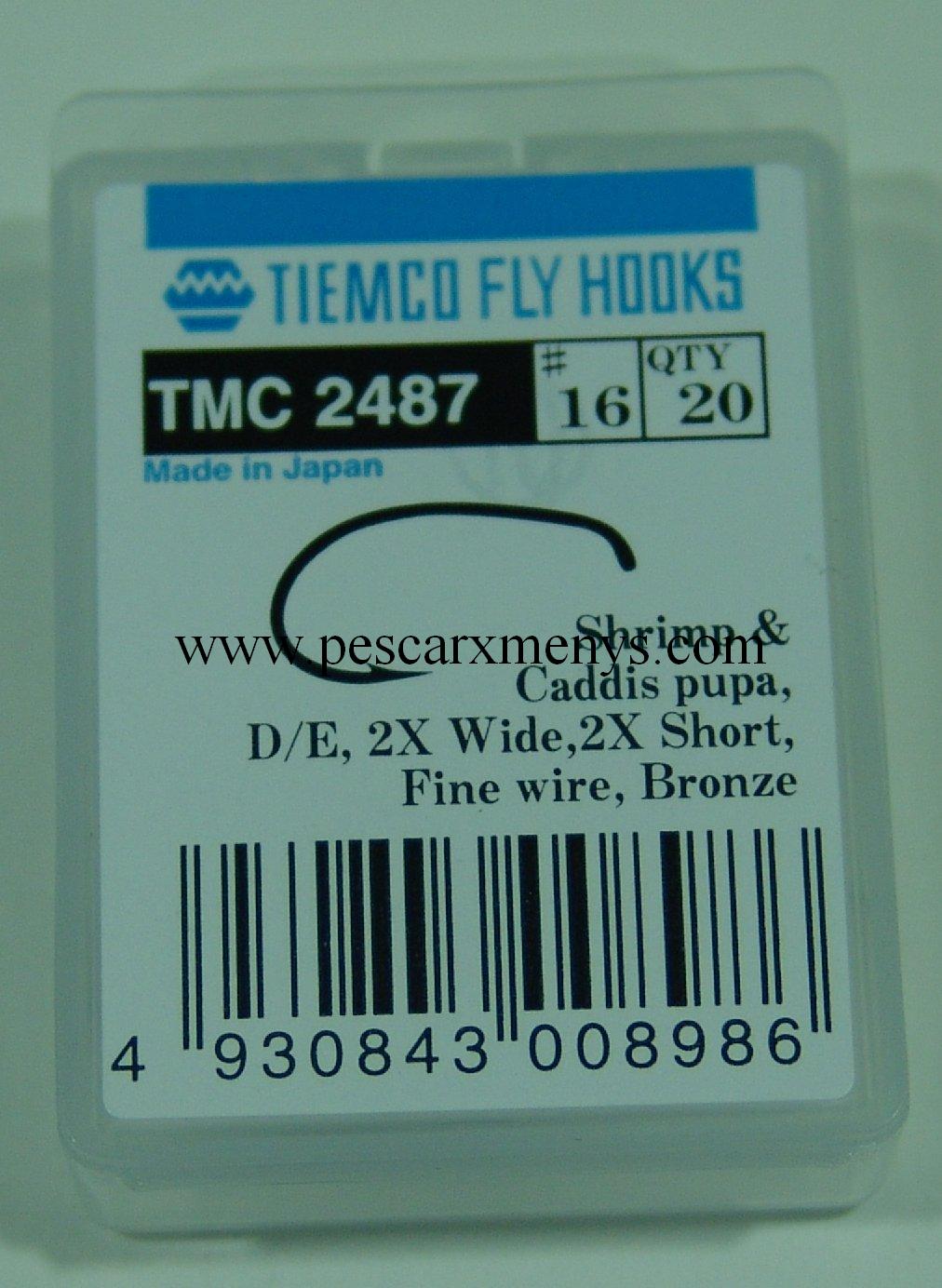 ANZUELO TIEMCO TMC-2487 Nº 16 Caja de 20 uds