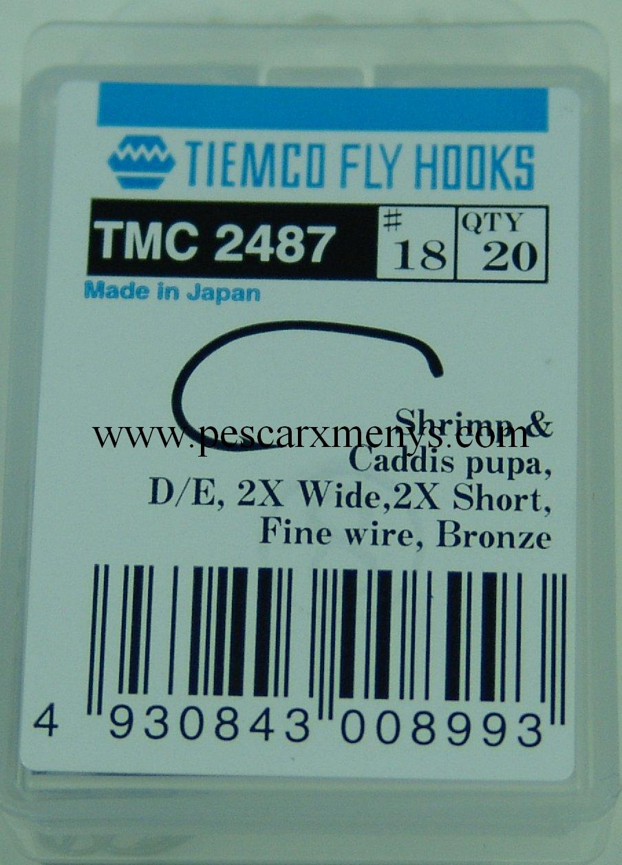 ANZUELO TIEMCO TMC-2487 Nº 18 Caja de 20 uds