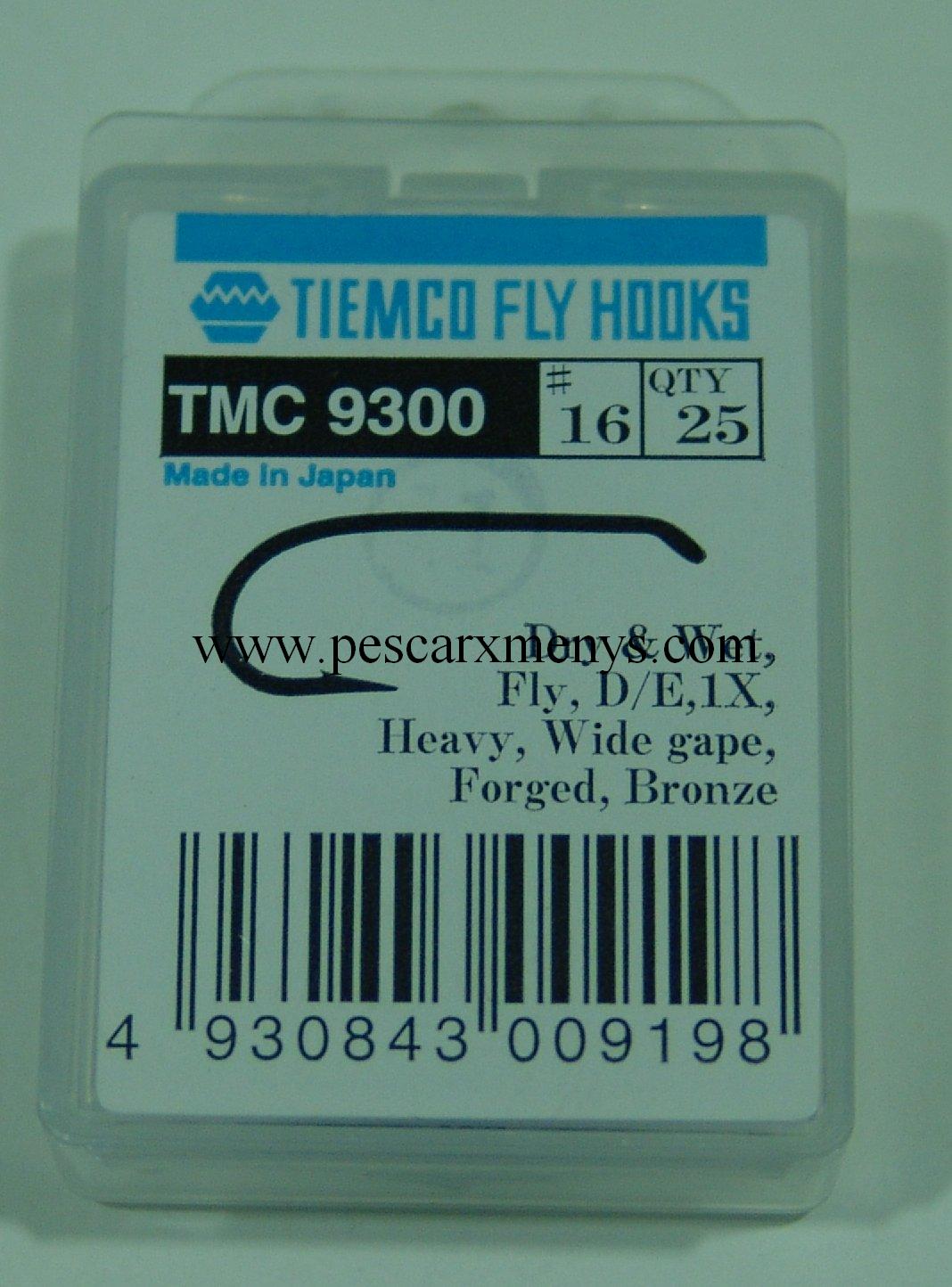 ANZUELO TIEMCO TMC-9300 Nº 16 Caja de 20 uds