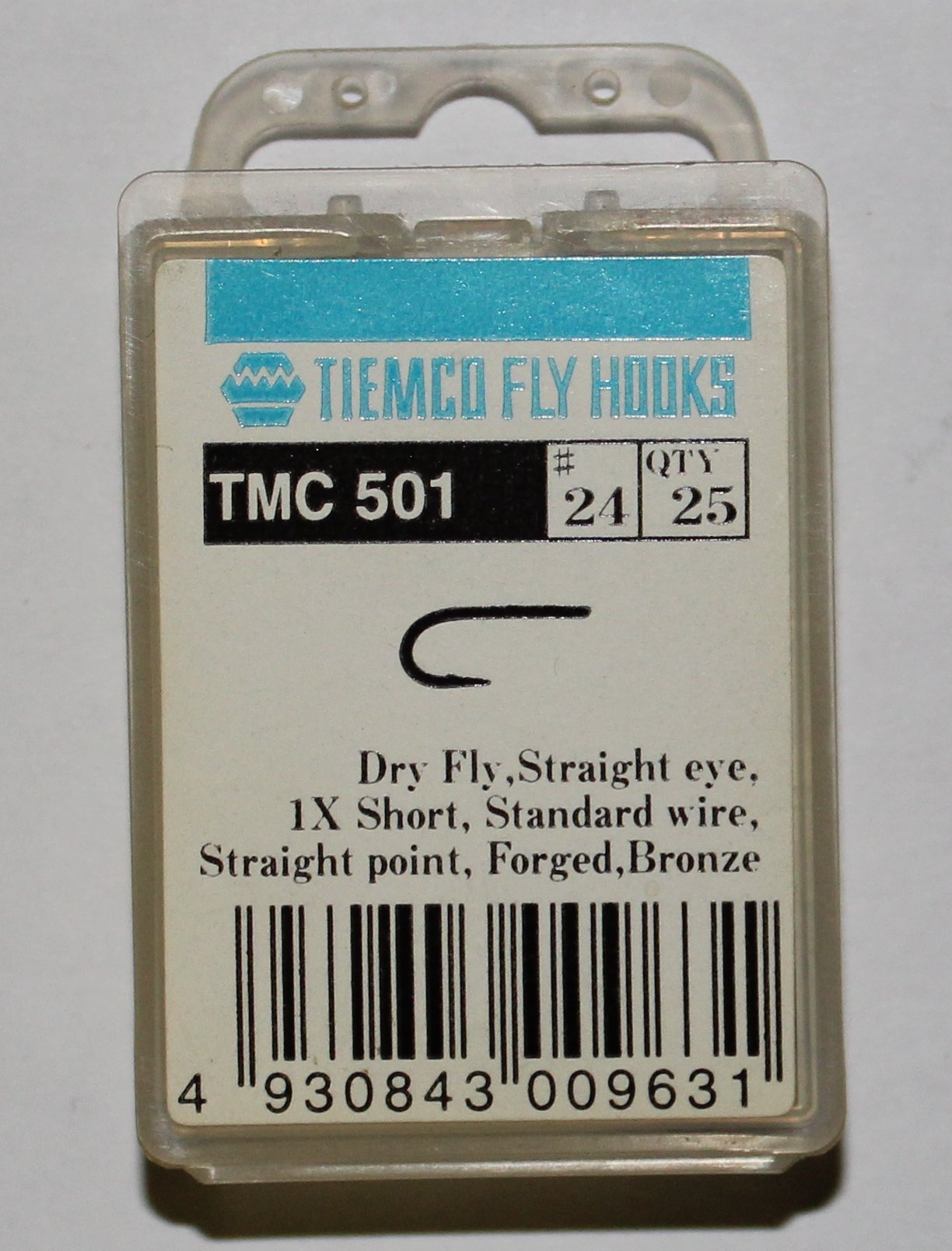 ANZUELO TIEMCO TMC-501 Nº 24 Caja de 25 uds