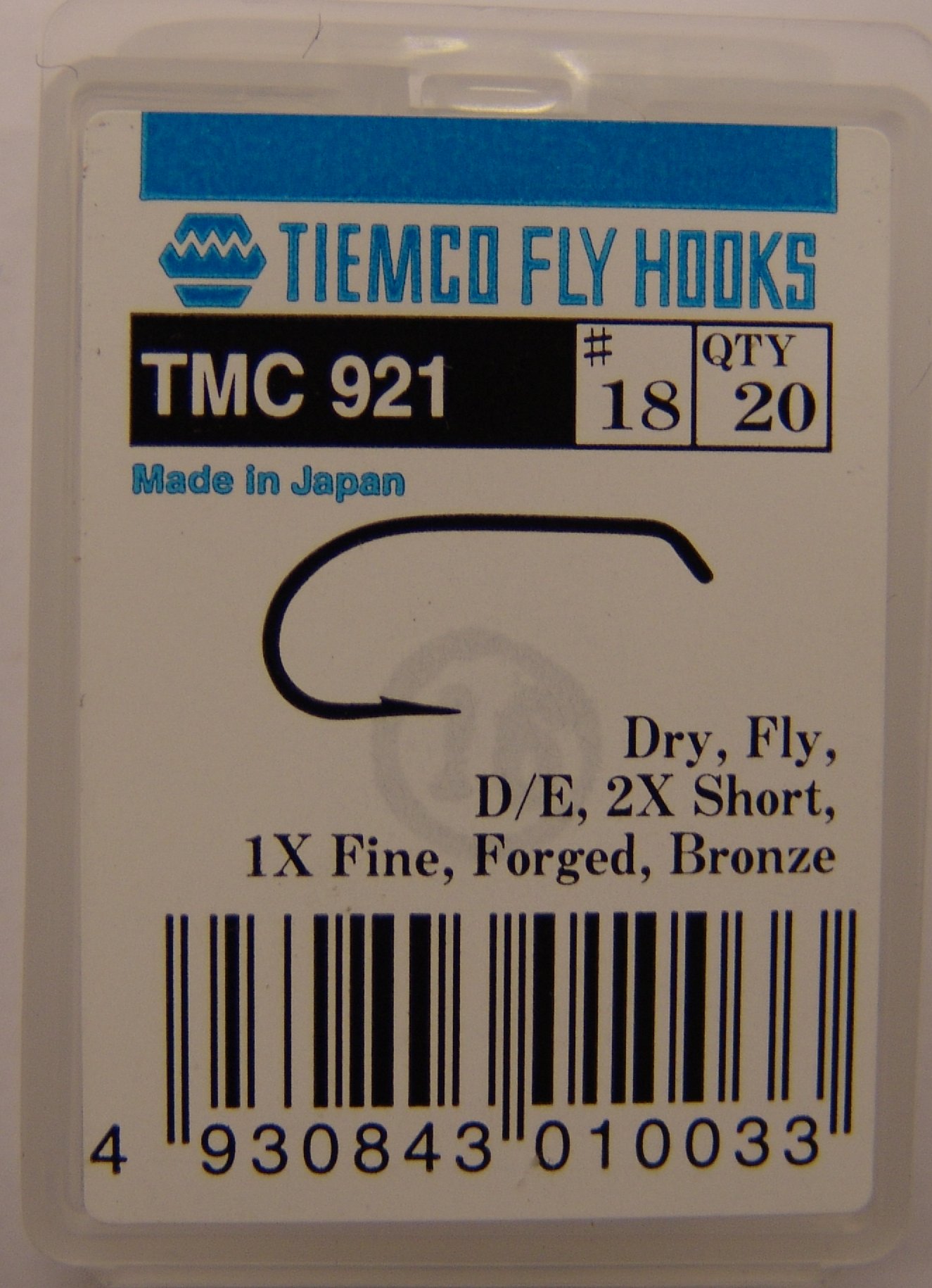 ANZUELO TIEMCO TMC-921 Nº 18 Caja de 20 uds