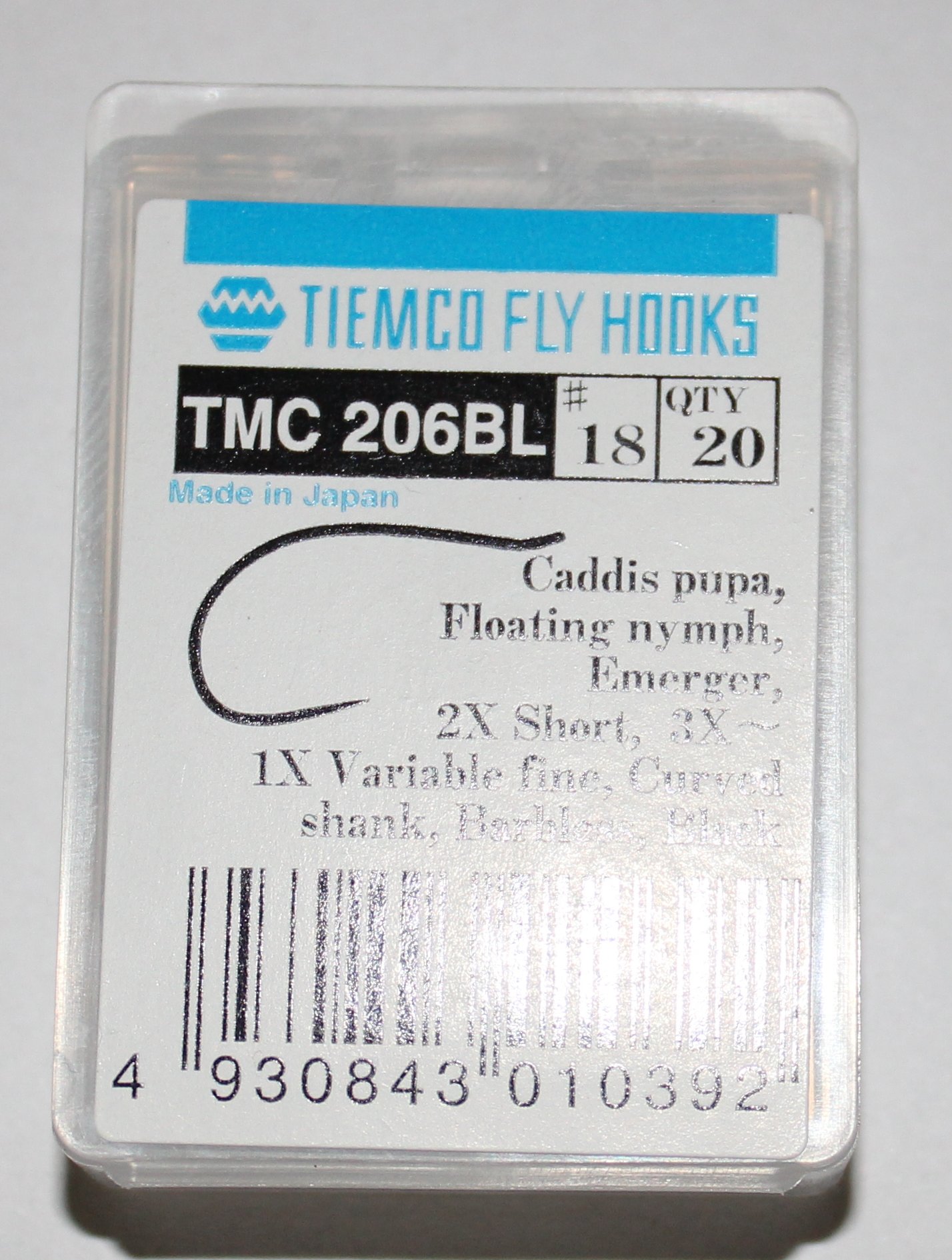 ANZUELO TIEMCO TMC-206BLC Nº 18 CAJA 20 uds
