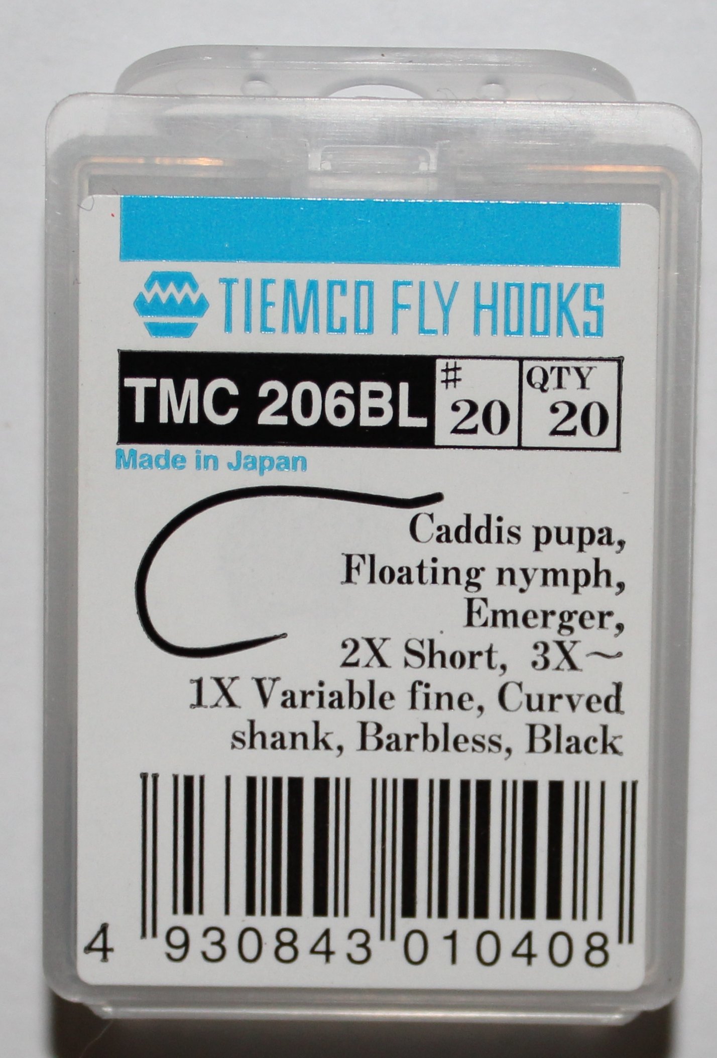 ANZUELO TIEMCO TMC-206BLC Nº 20 CAJA 20 uds
