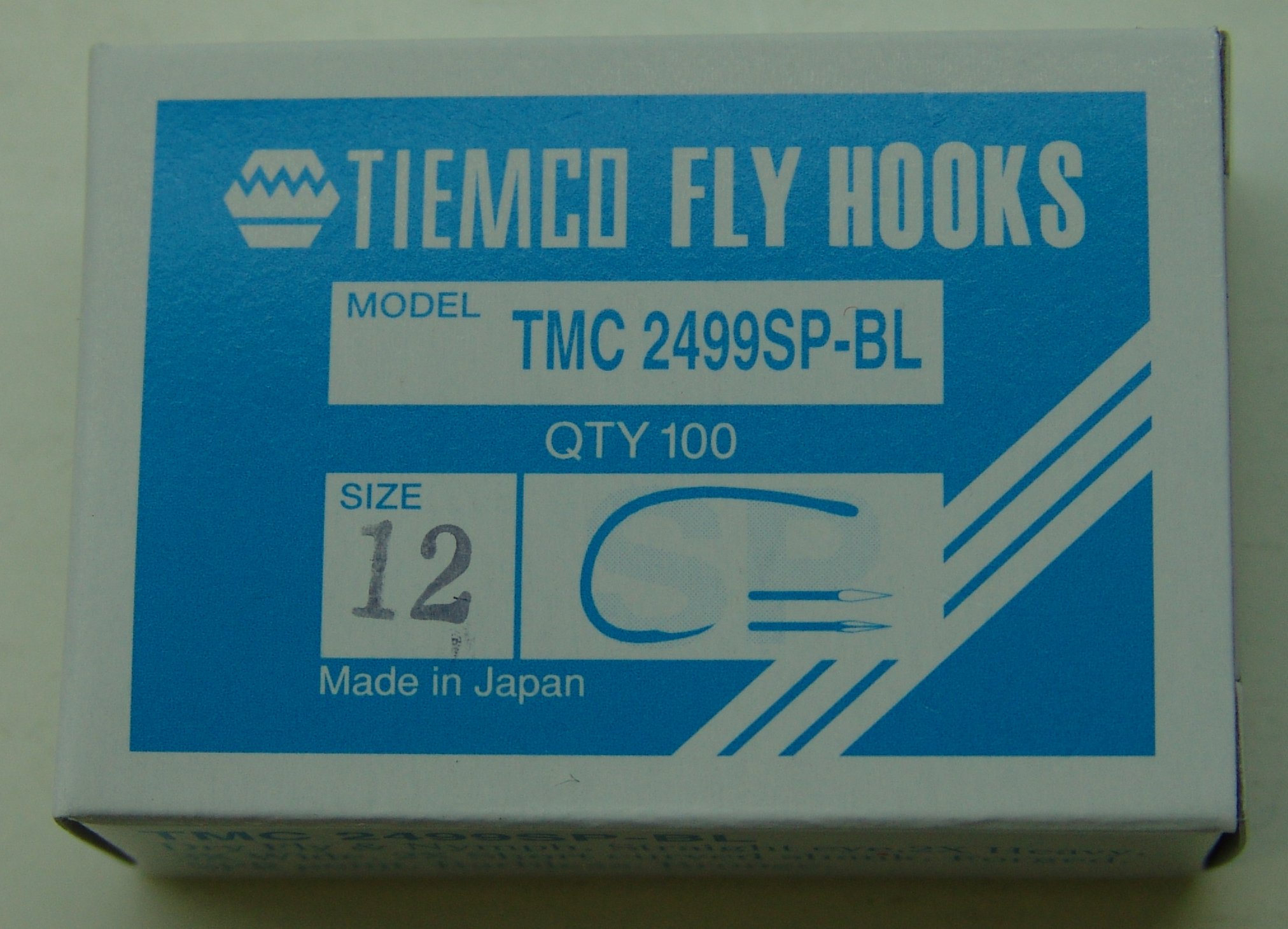 ANZUELO TIEMCO TMC-2499SPBLB Nº12 CAJA 100 UD