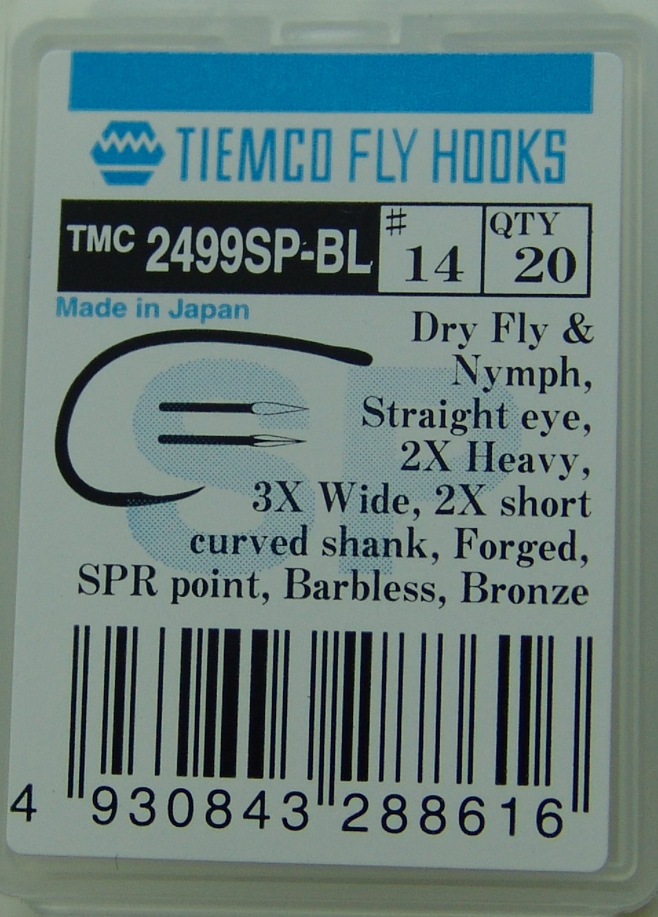 ANZUELO TIEMCO TMC-2499SPBLC Nº14 CAJA 20 uds