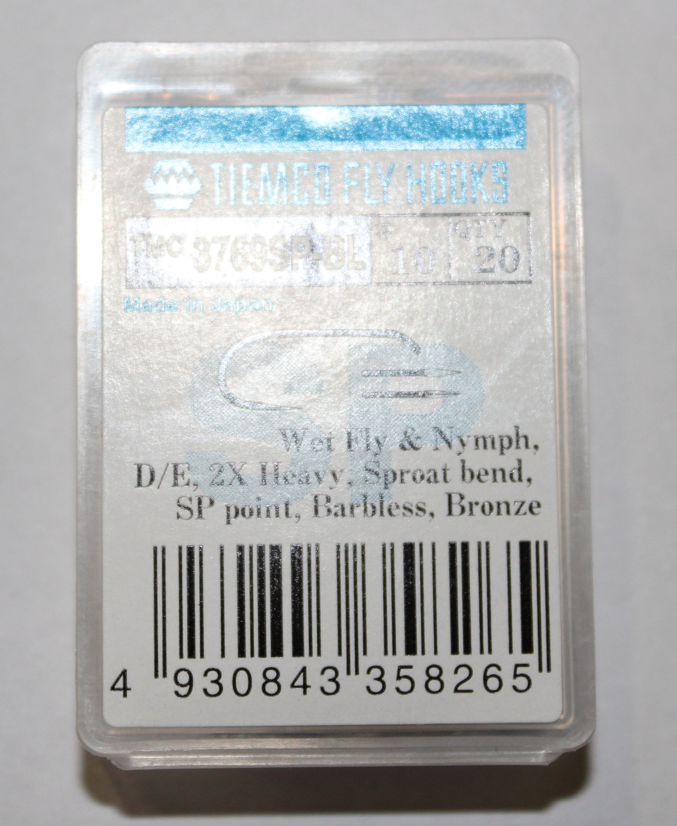 ANZUELO TIEMCO TMC-3769SPBL Nº 10 Caja 20 uds