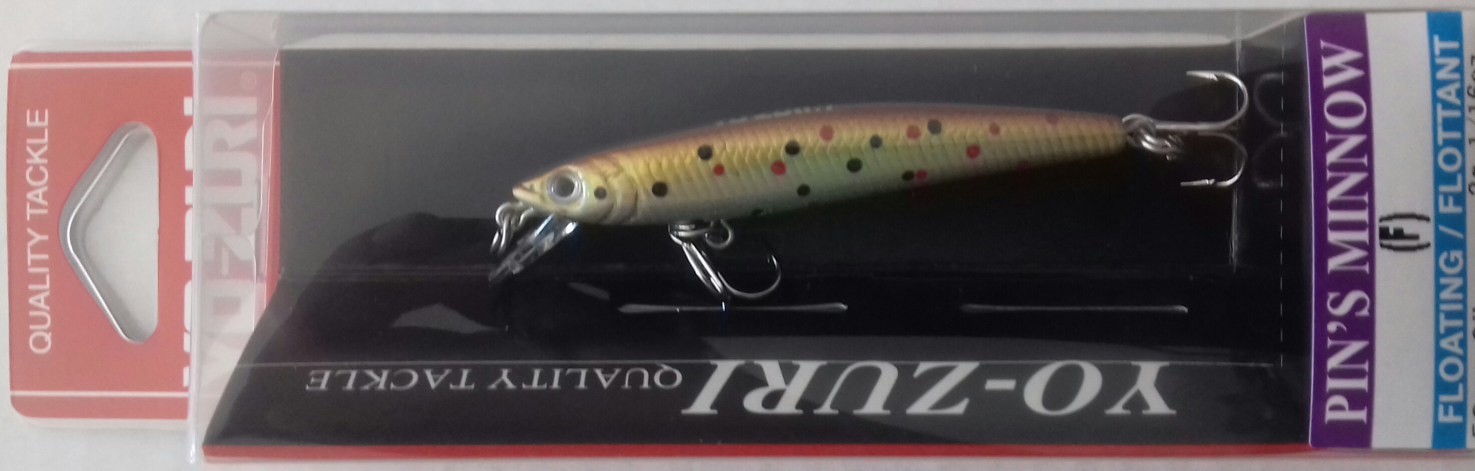 YO-ZURI PINS MINNOW F 50 F196-BWTR