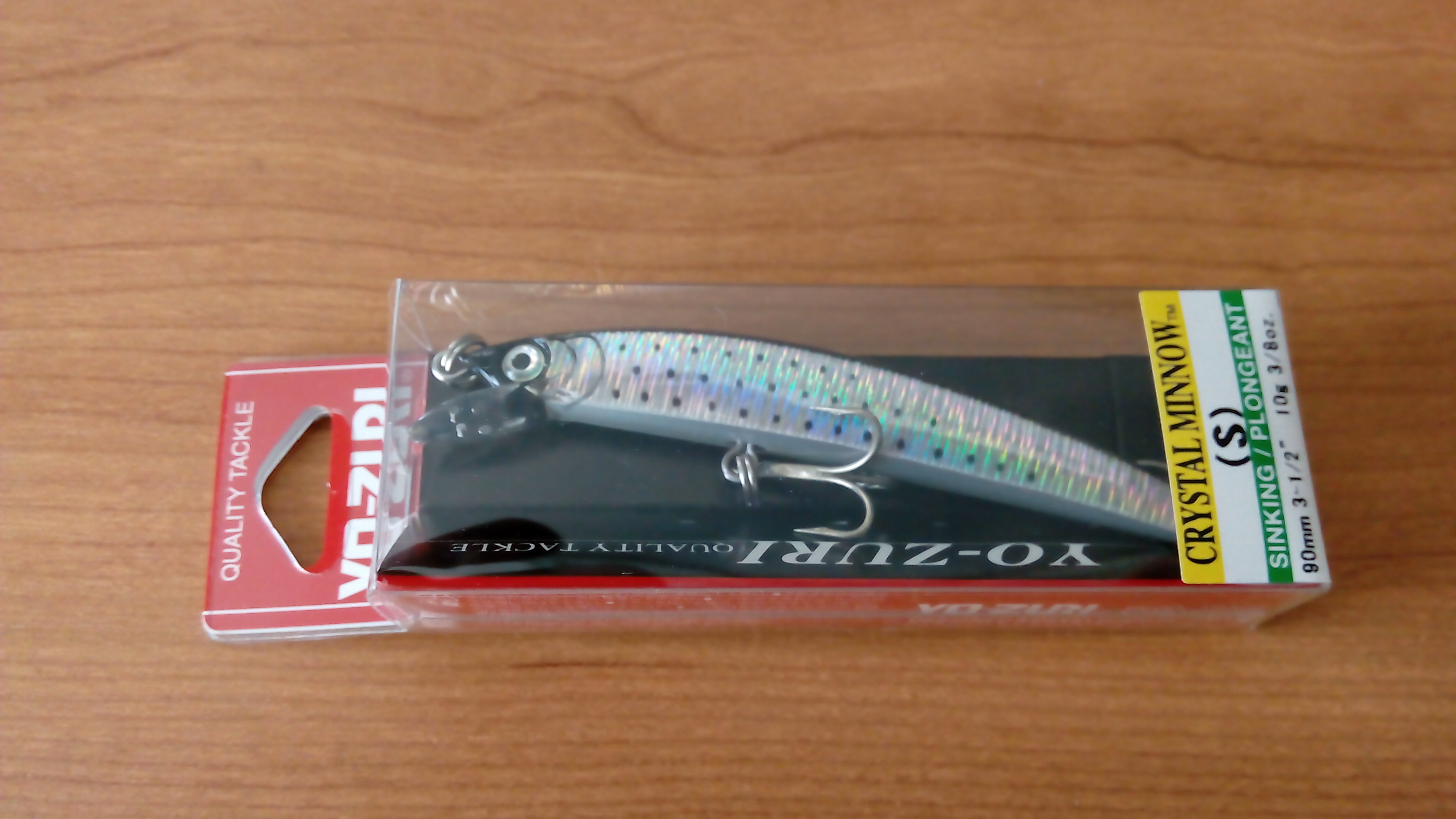YO-ZURI CRYSTAL MINNOW S90 F9-HSHK