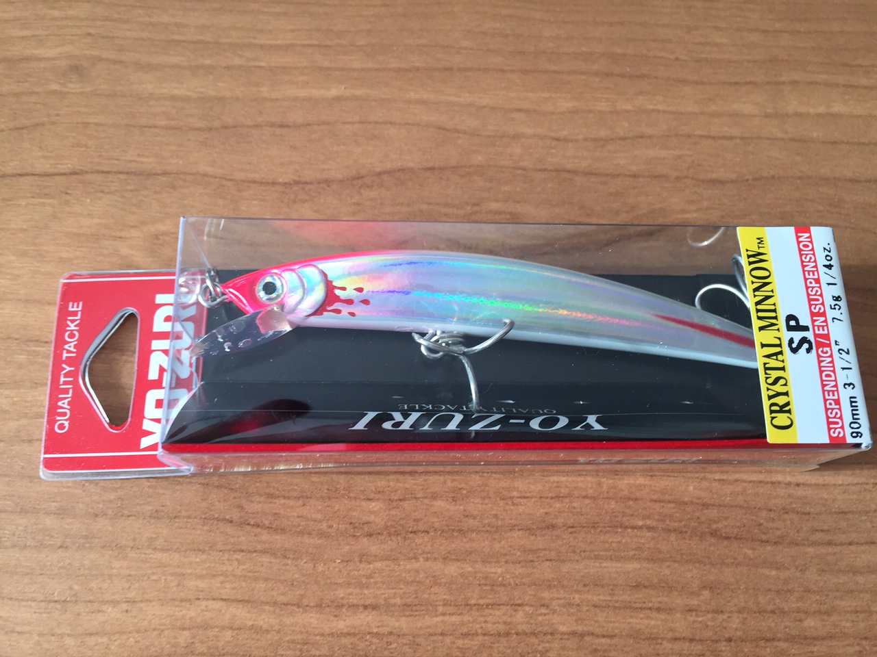 YO-ZURI CRYSTAL MINNOW SP90 R467-BRH