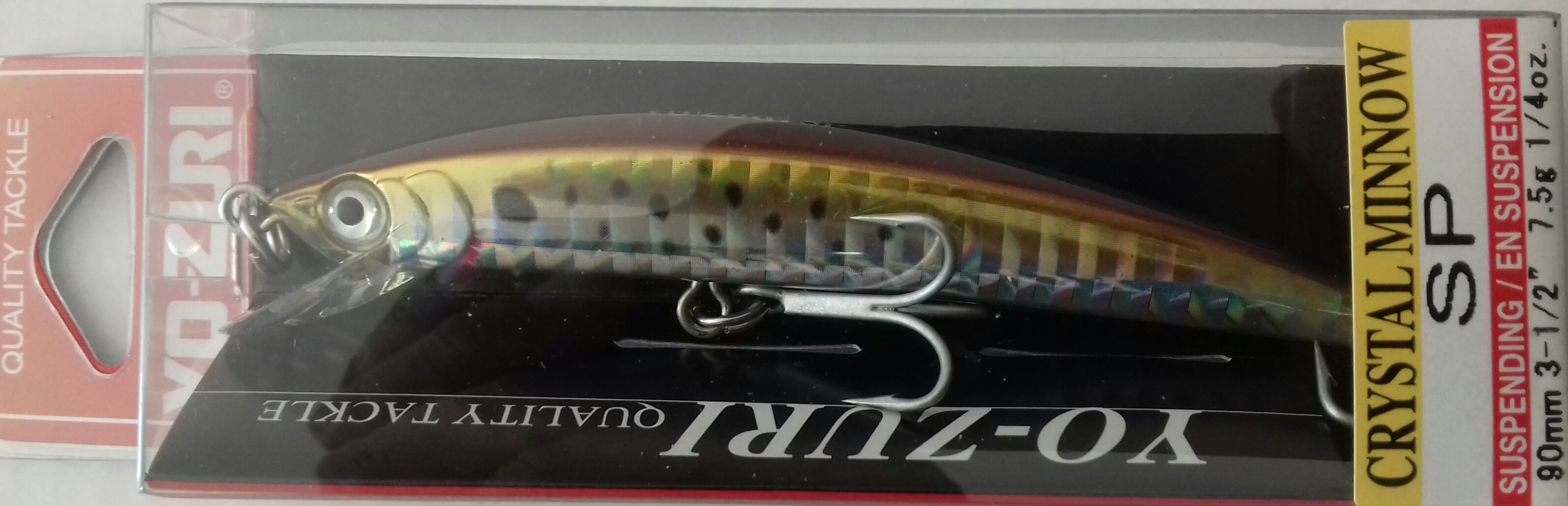 YO-ZURI CRYSTAL MINNOW SP90 R467-SHBK