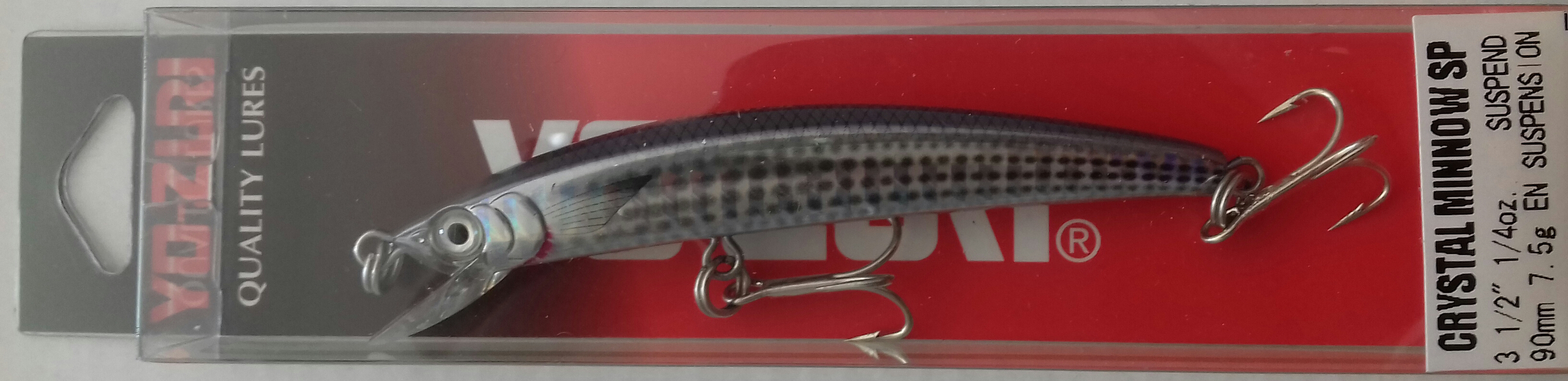YO-ZURI CRYSTAL MINNOW SP90 R467-SHMT