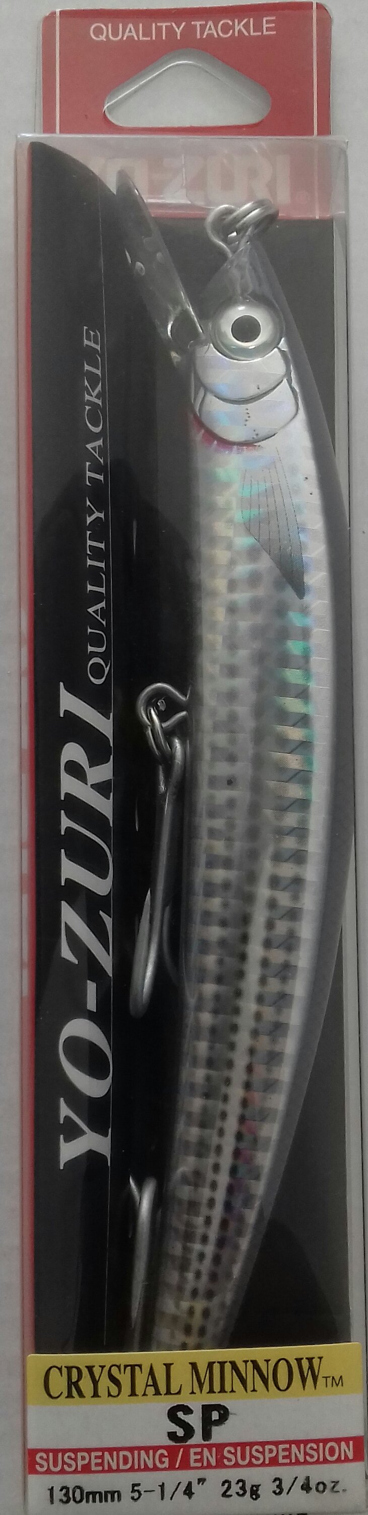 YO-ZURI CRYSTAL MINNOW SP130 R469-SHMT