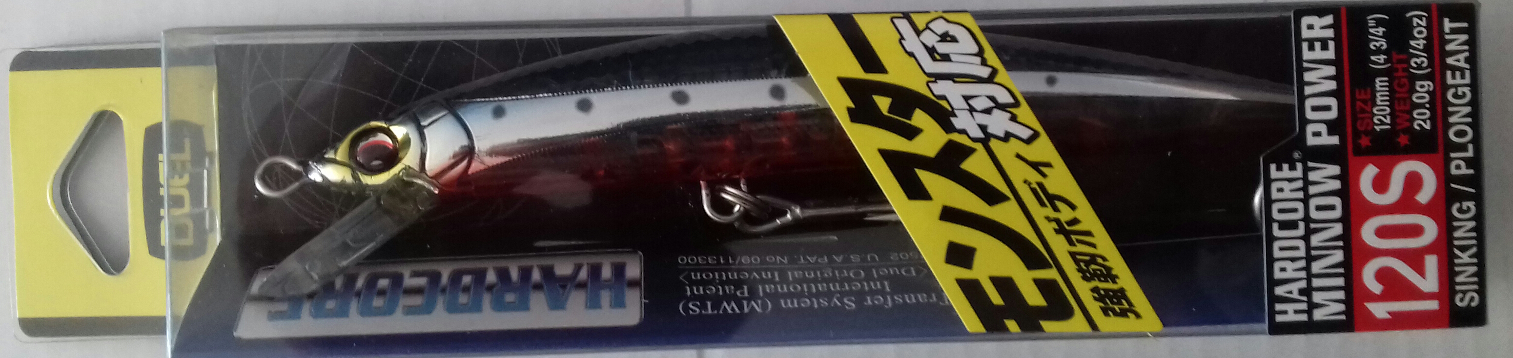 DUEL HARDCORE MINNOW POWER 120S F947-HHS