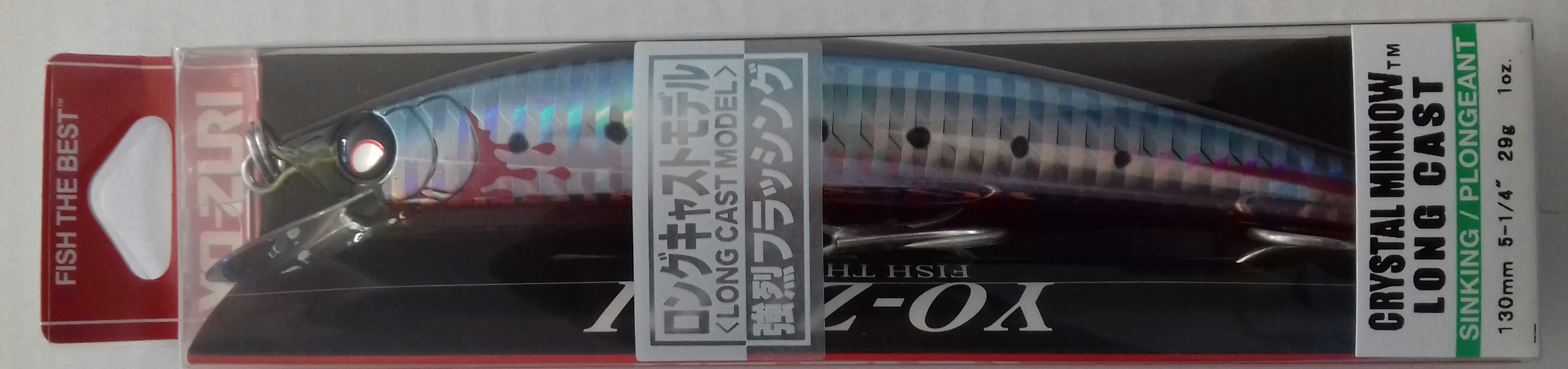 YO-ZURI CRYSTAL MINNOW LONG CAST 130S F951-BHS