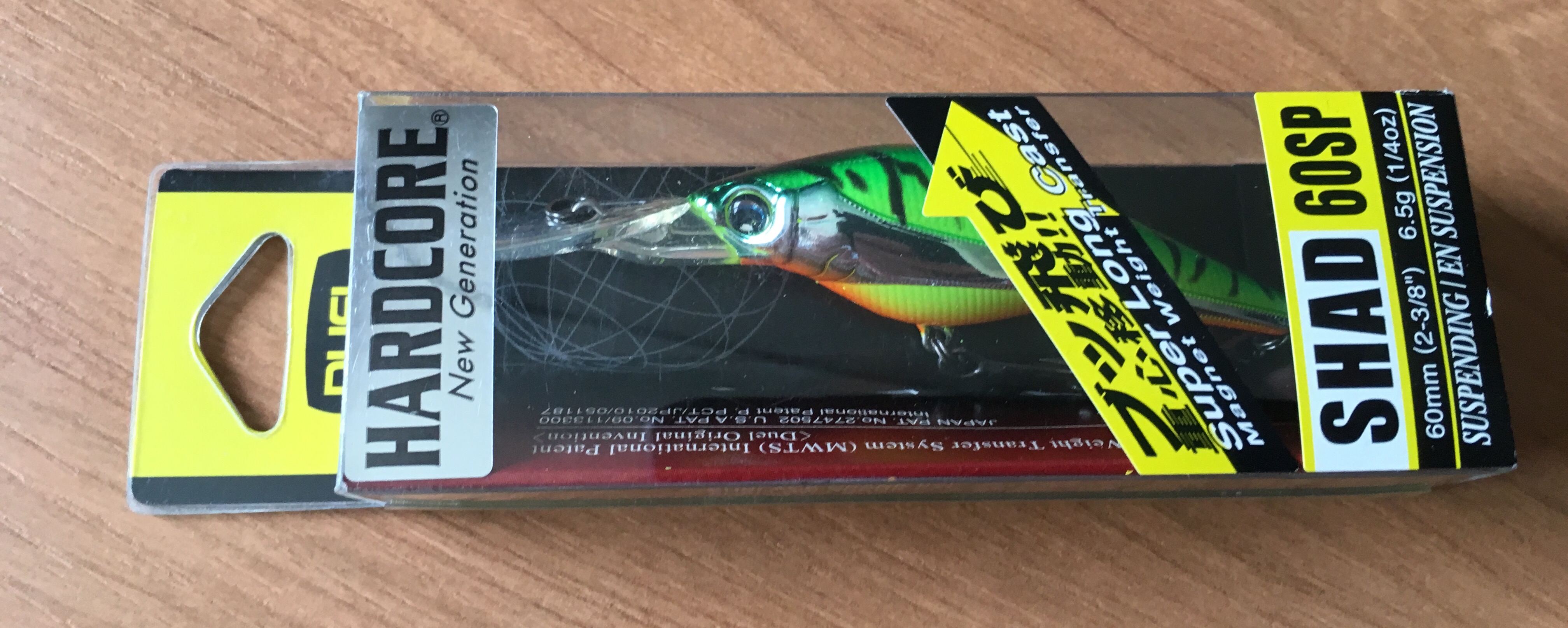 DUEL HARDCORE SHAD 60SP F965-HHT