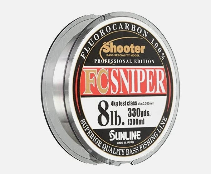 SUNLINE FLUOROCARBONO SHOOTER FC 300 M CLEAR 8 LB 0.265 MM