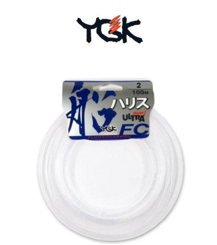 YGK FLUOROCARBON FC FUNE 100m Nº 2 (0.25mm) 9LB 4KG