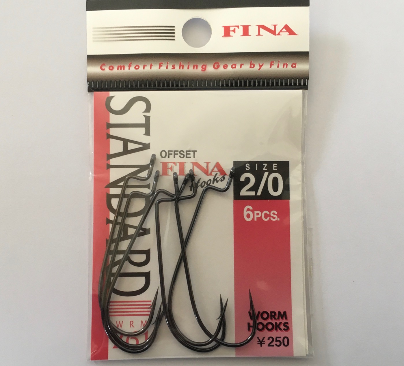 ANZUELO STANDARD FINA 261 2/0 (6 unidades)