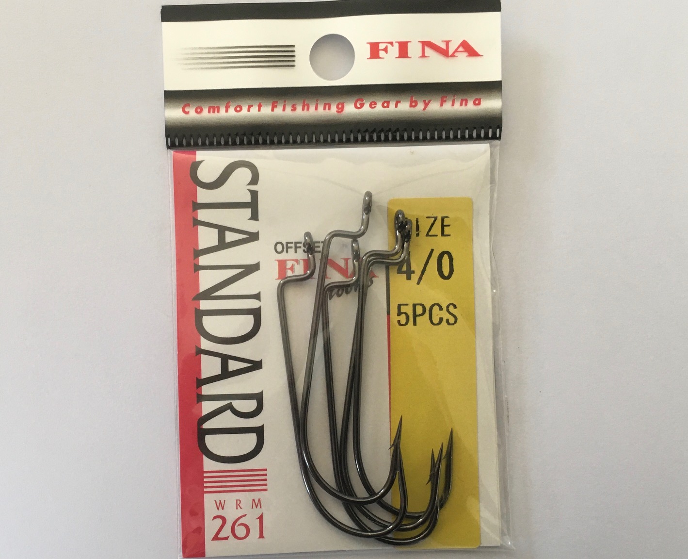 ANZUELO STANDARD FINA 261 4/0 (5 unidades)