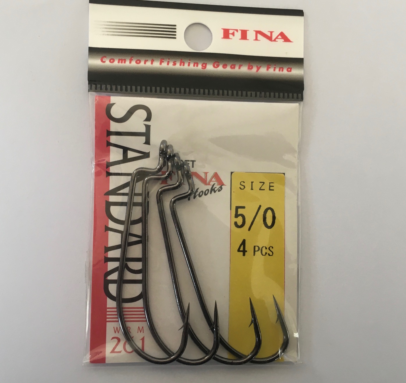ANZUELO STANDARD FINA 261 5/0 (4 unidades)