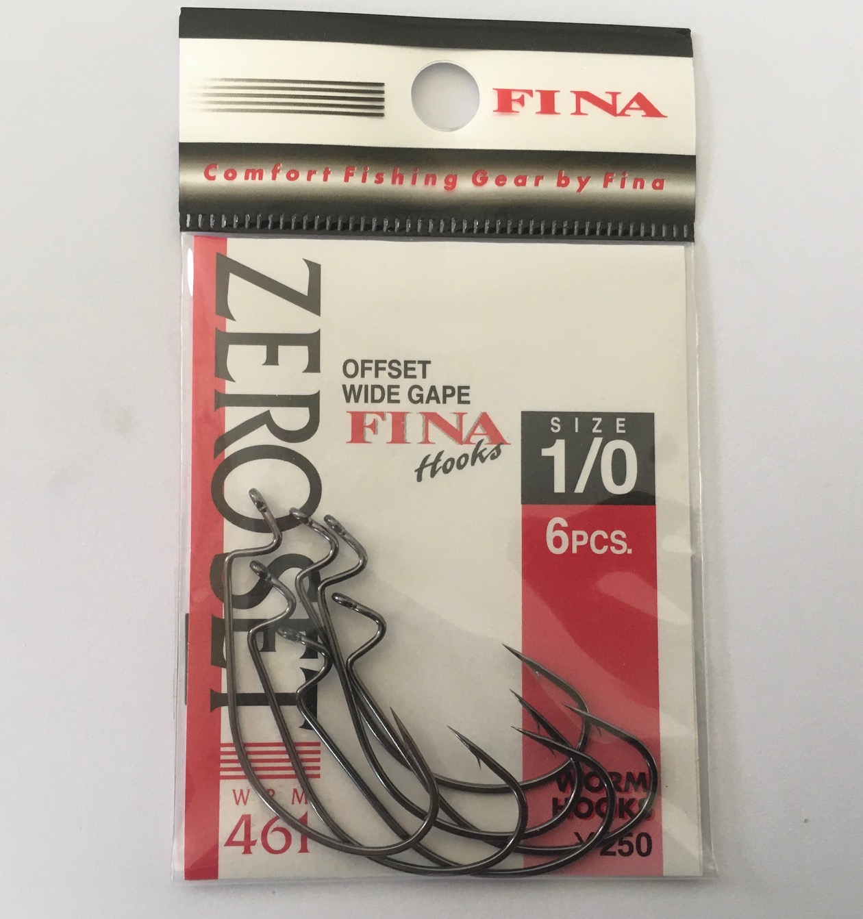 ANZUELO ZERO SET FINA 461 1/0 (6 unidades)