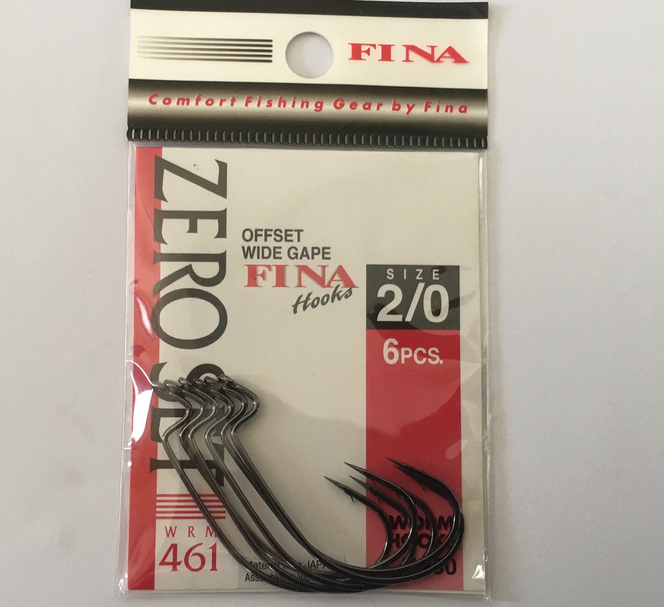ANZUELO ZERO SET FINA 461 2/0 (6 unidades)