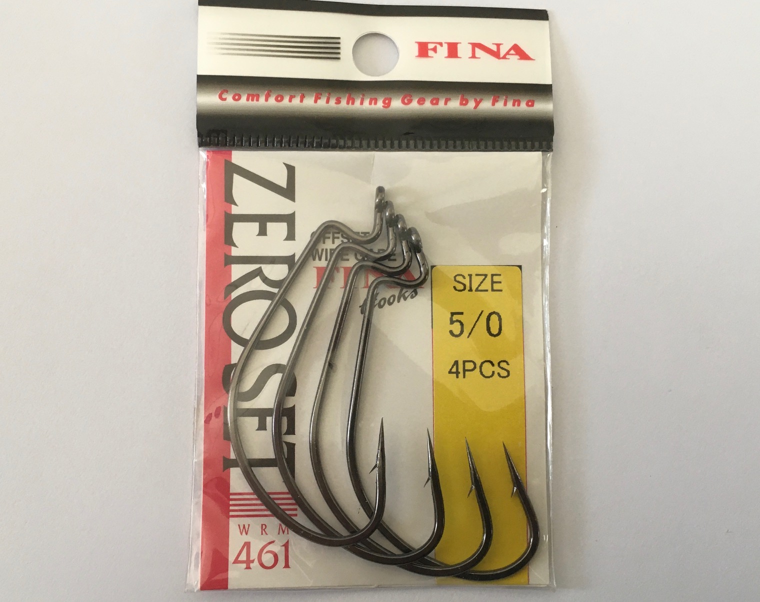 ANZUELO ZERO SET FINA 461 5/0 (4 unidades)
