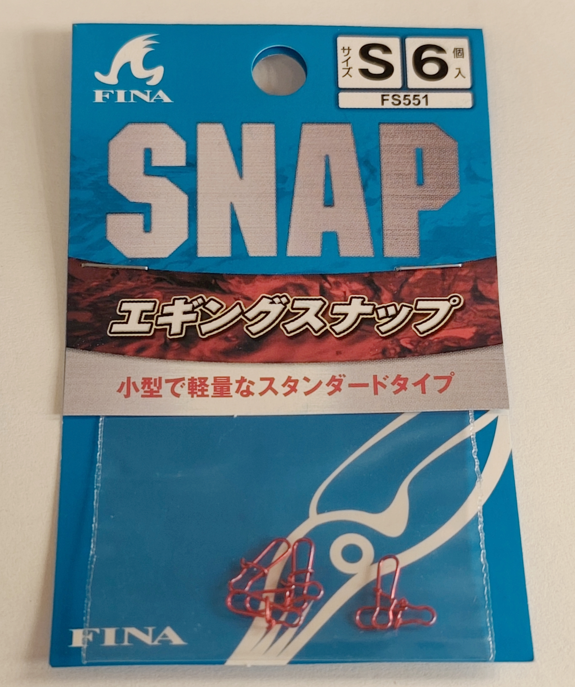 FINA - SNAP FS551 (SOBRE 6 unidades) ROJO